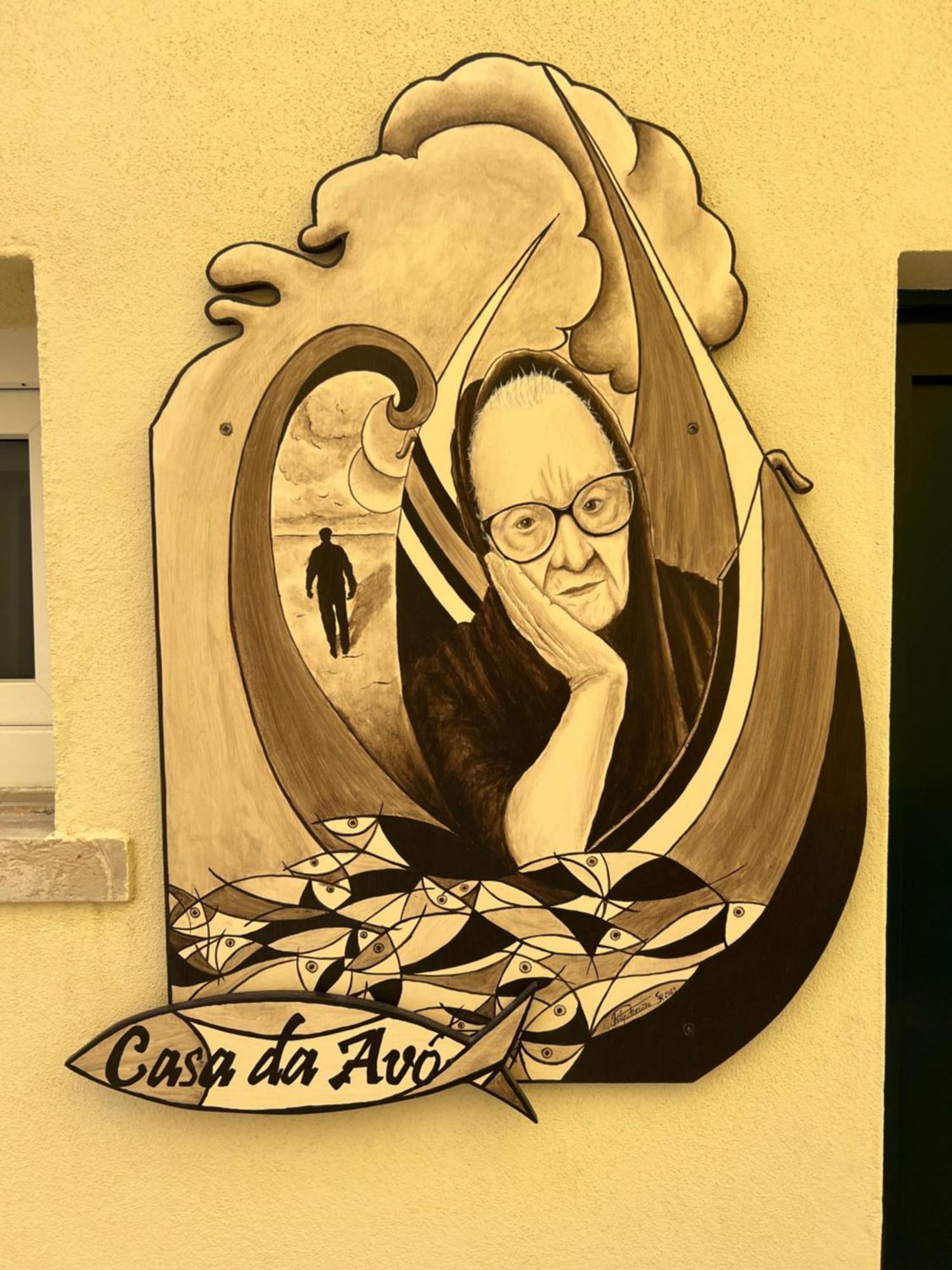 Villa Casa Da Avo Nazaré Esterno foto